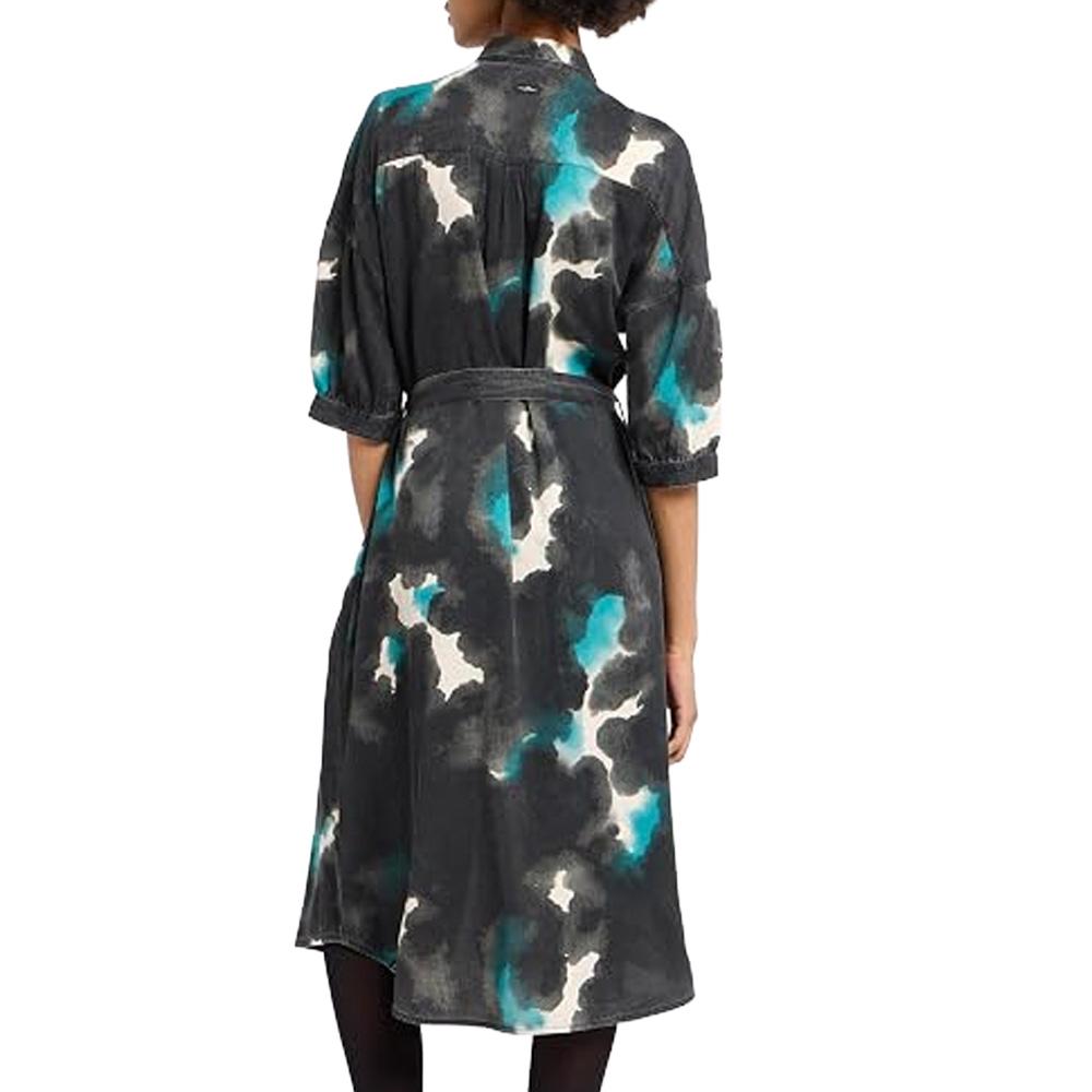 Robe Grise/Turquoise Femme Ragwear Lola vue 2