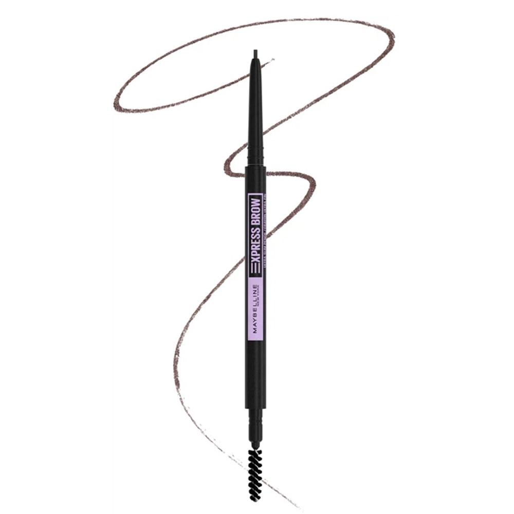 Maybelline Express Brow Crayon à sourcils ultra-fin double embout Deep Brown pas cher