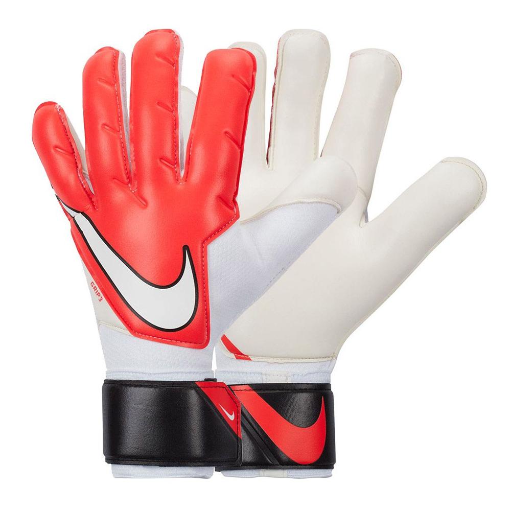 Gants de foot Blanc/Rouge Homme Nike Grp3 pas cher