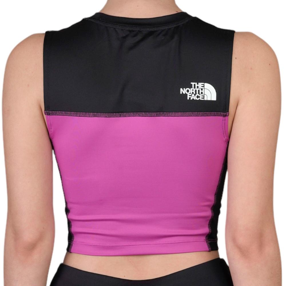 T-Shirt Noir/Violet Femme The North Face E NF0A826DYV31 vue 2