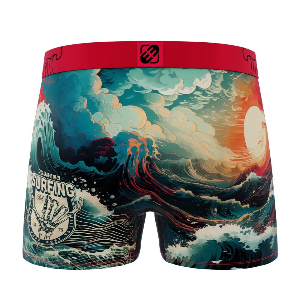 Boxer Rouge/Bleu/Orange Garçon Freegun Mer vue 2