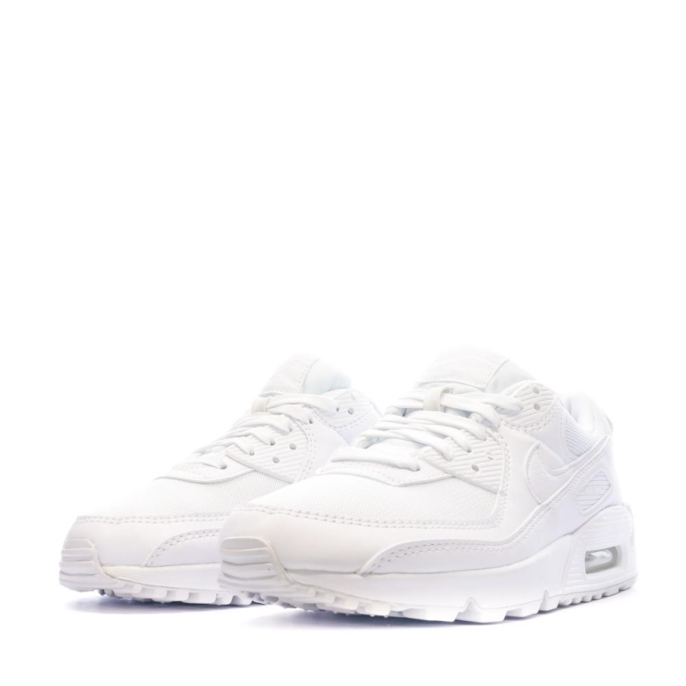 Baskets Blanche Femme Nike Air Max 90 vue 6