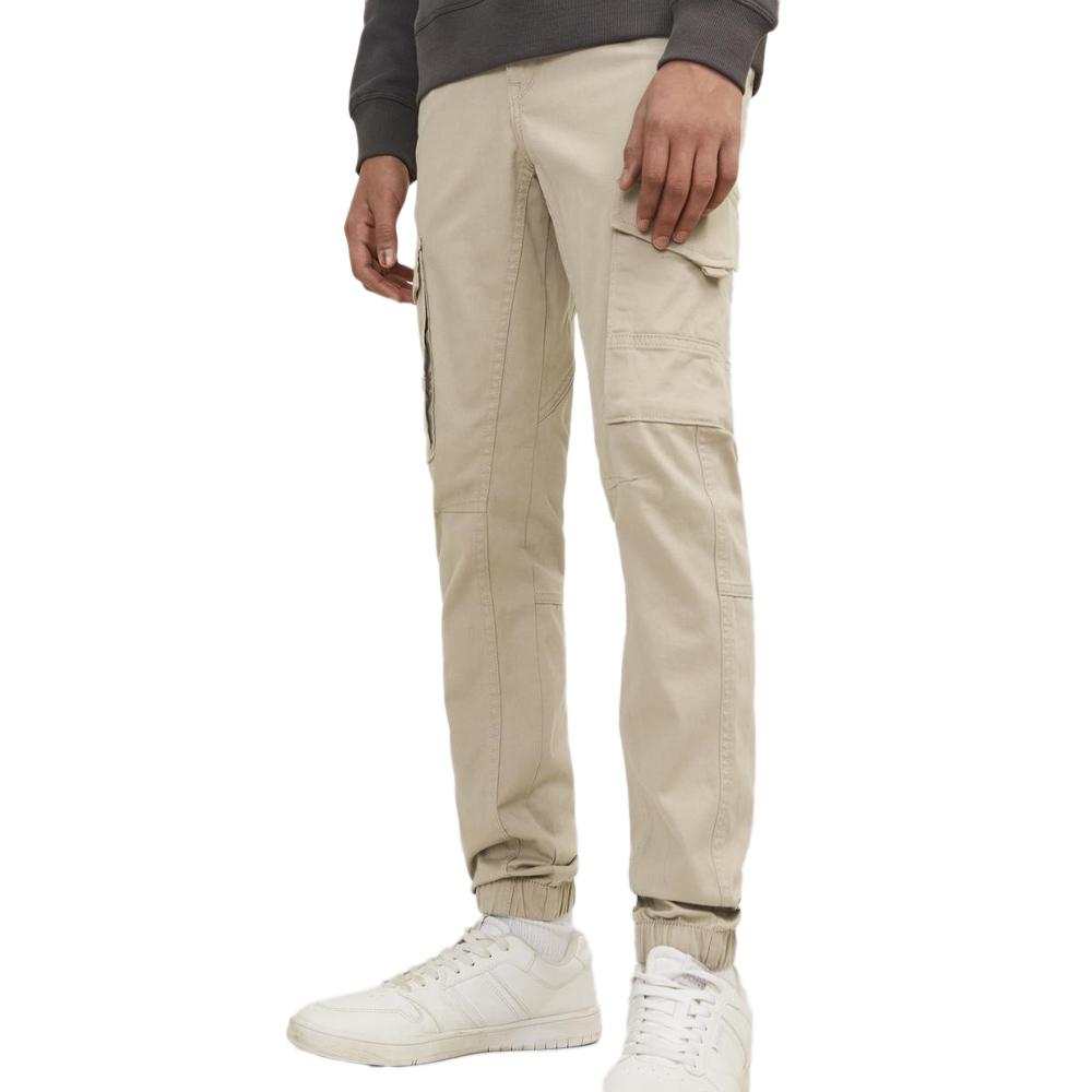 Pantalon Cargo Beige Garçon Jack & Jones Paul 12193900 pas cher