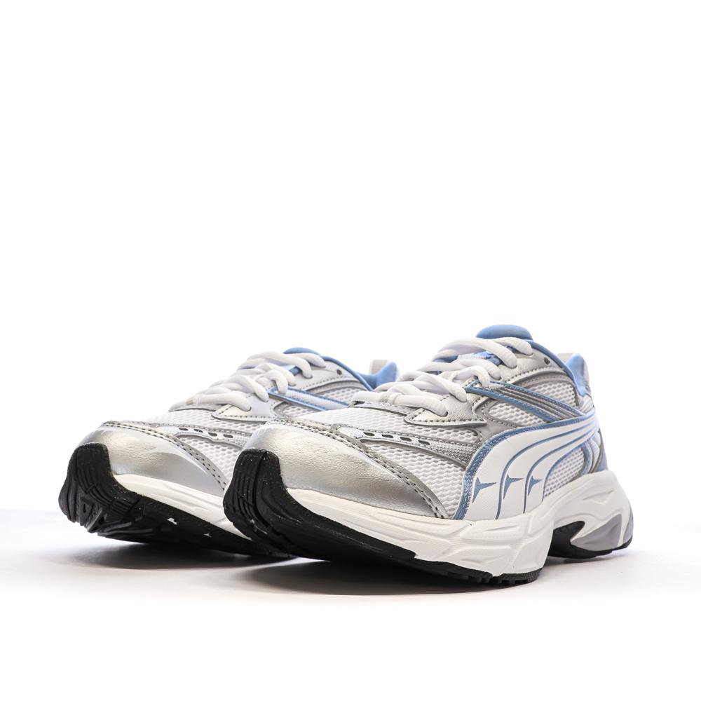 Baskets Blanches/Bleu Enfant Puma Morphic vue 6