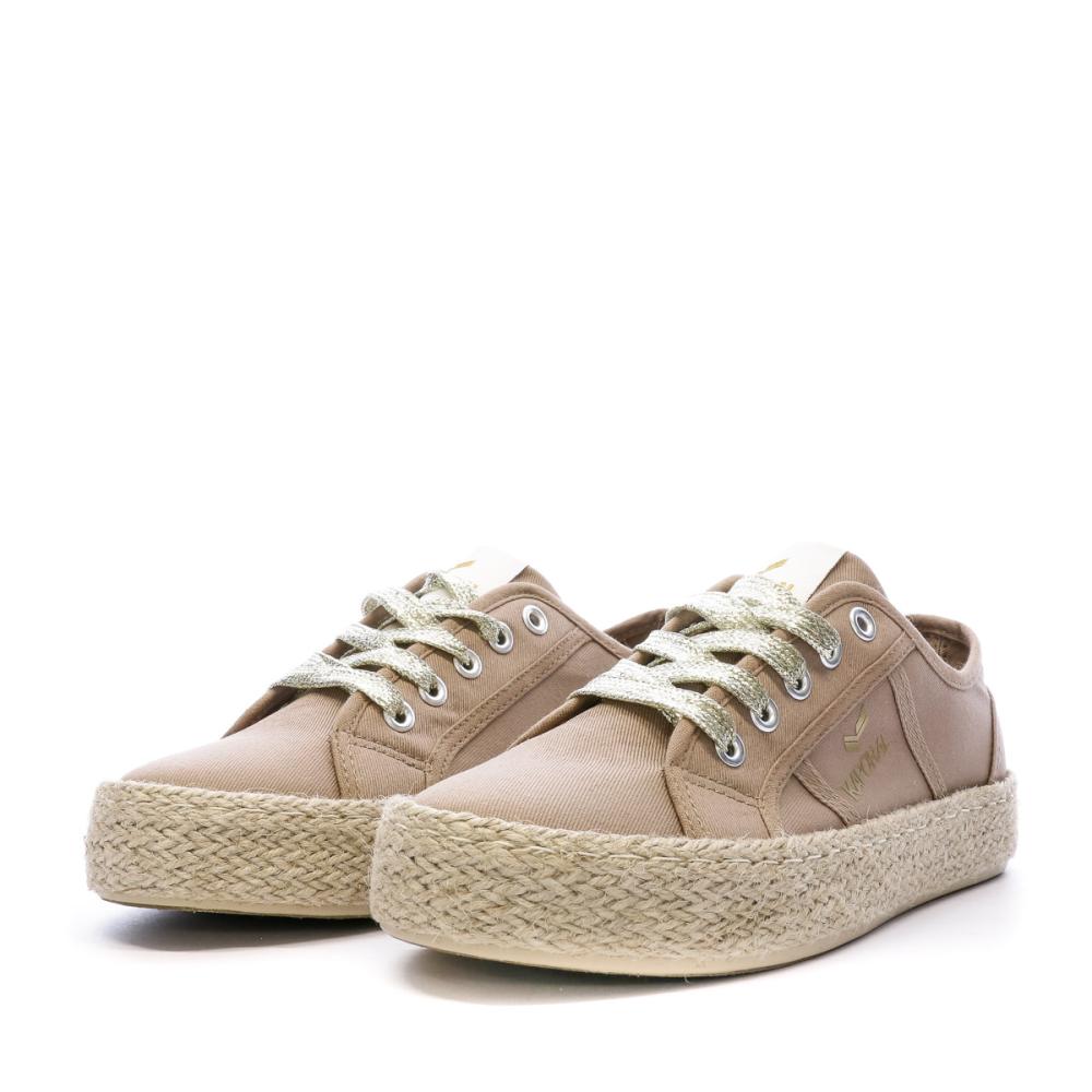 Baskets Beige Femme Kaporal Biorgaty vue 6