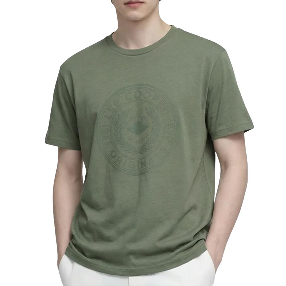 T-Shirt Kaki Homme Lee Cooper GLC2041 pas cher