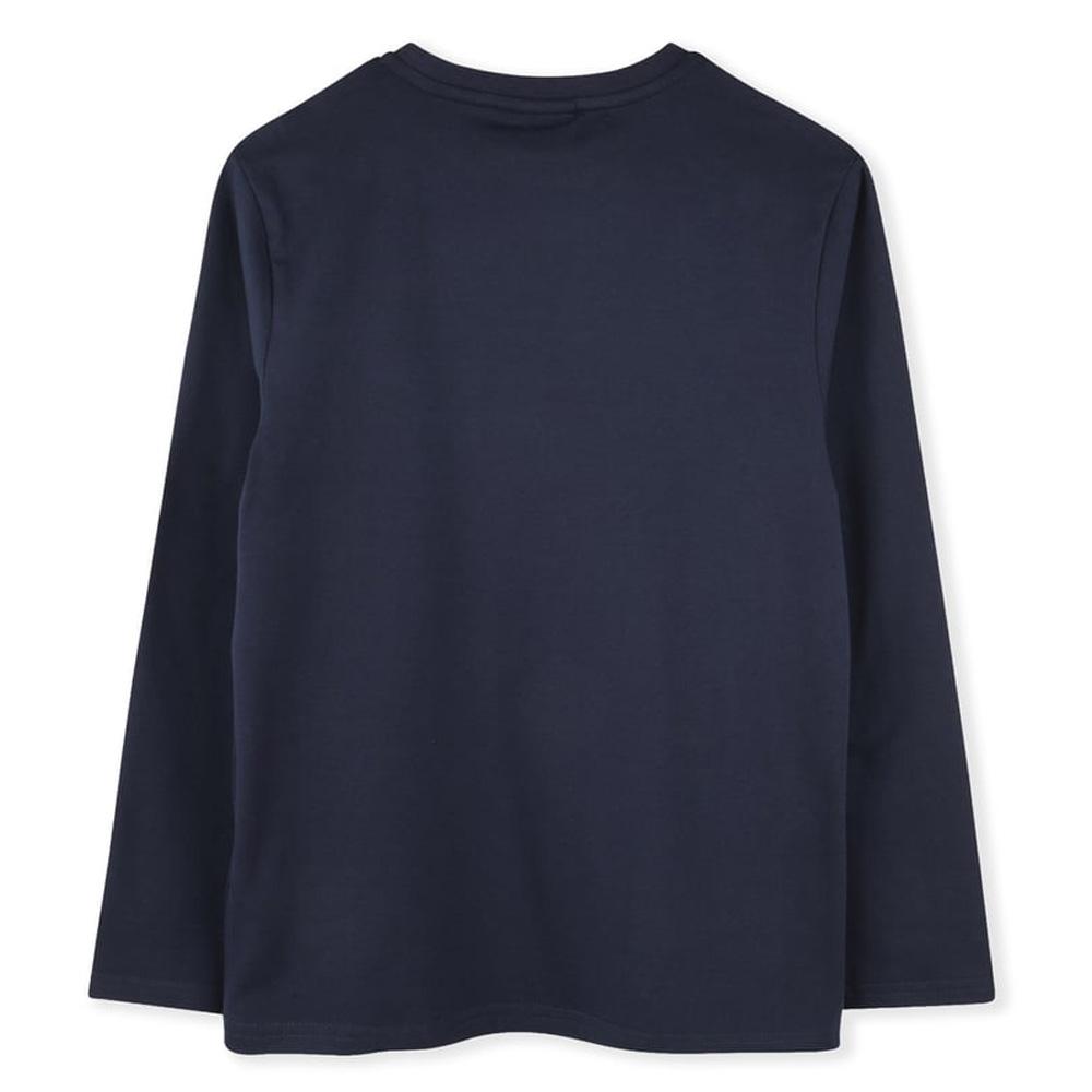 Hugo Boss J52727 – Marineblaues T-Shirt für Jungen Ansicht 2