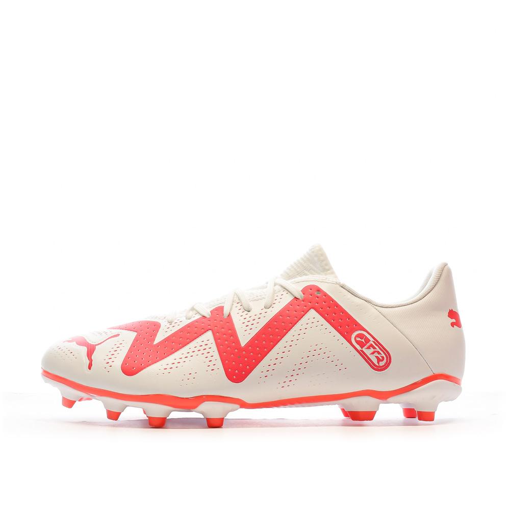 Chaussures Football Blanc/Rose Homme Future Play pas cher