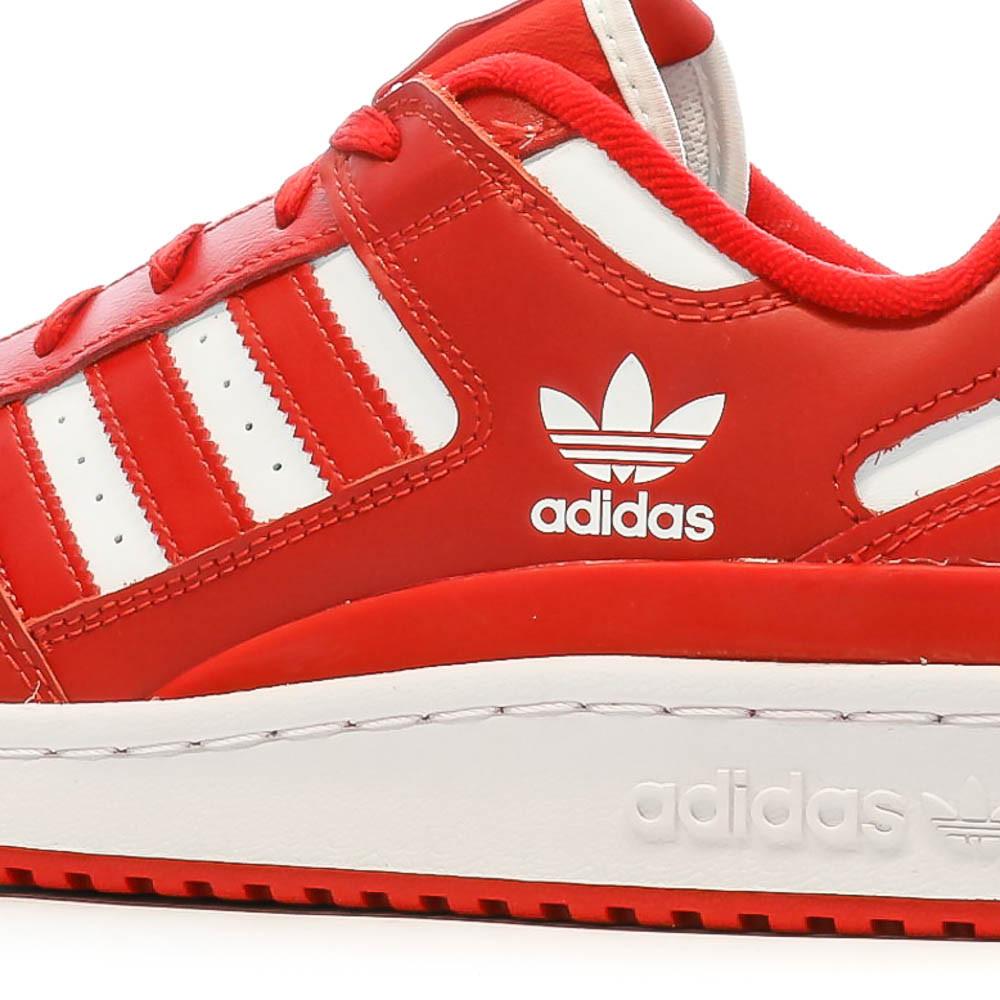 Baskets Rouge Homme Adidas Forum vue 7