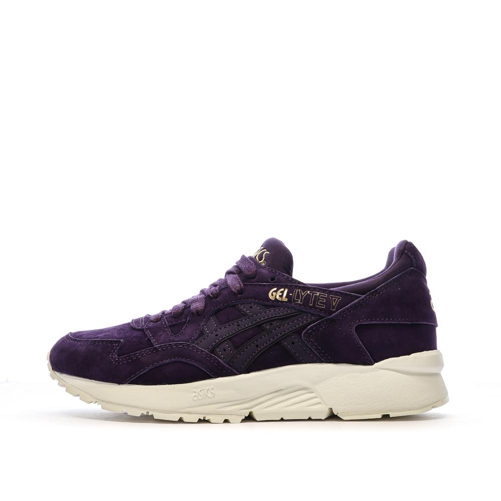 Baskets Prune Homme Asics Gel-lyte pas cher