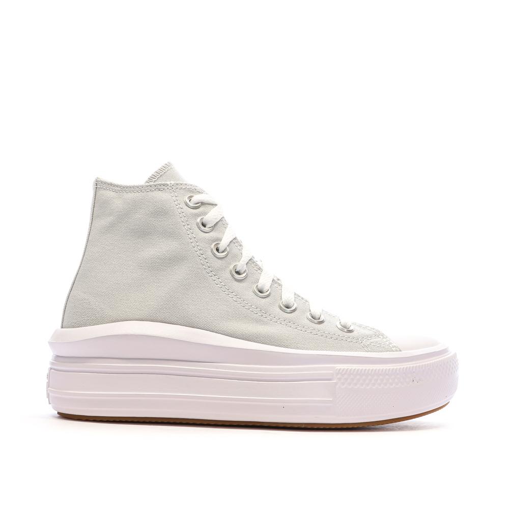 Baskets Vert D'eau Femme Converse Chuck Taylor All Star Move vue 4