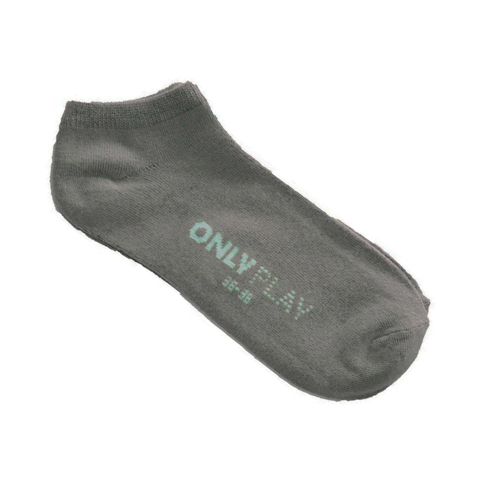 1x Paire de Chaussettes Grise Fille Only Footie pas cher