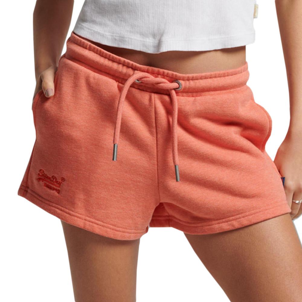 Short Corail Femme Superdry Logo Jersey pas cher