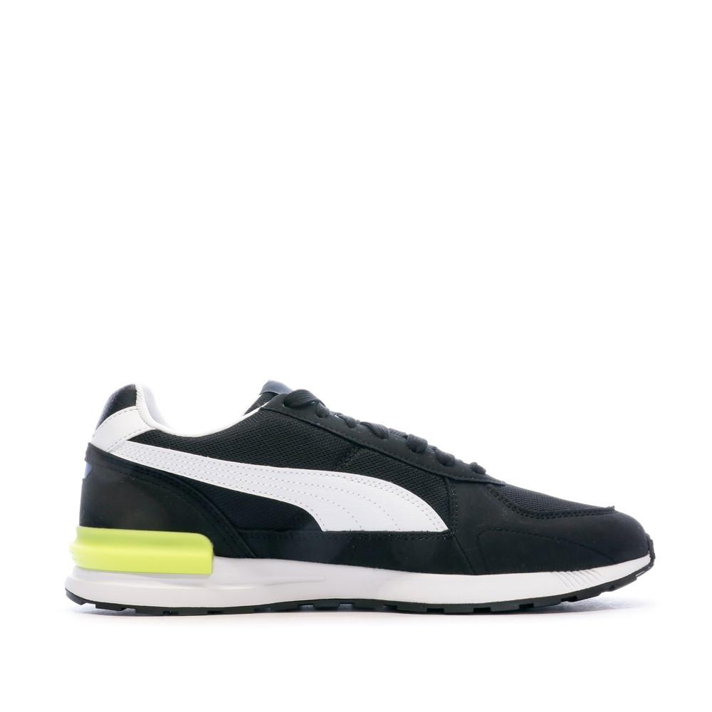 Baskets Noire/Jaune Homme Puma Graviton vue 2