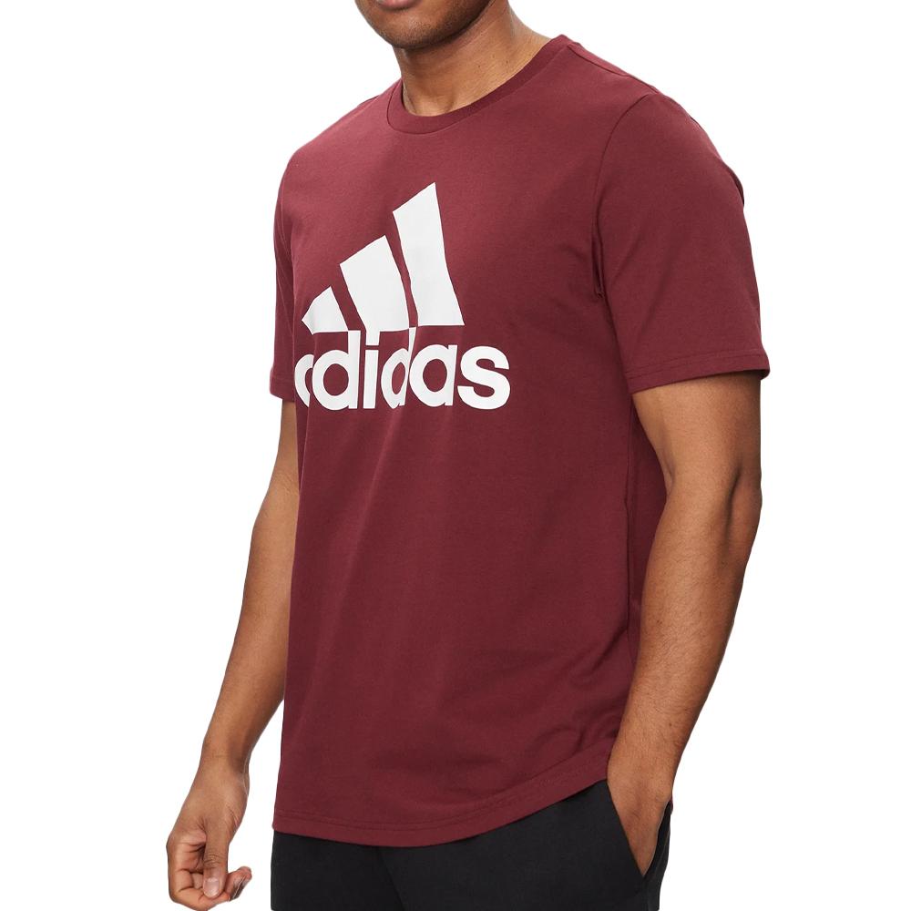 T-shirt Bordeaux Homme Adidas IS1301 pas cher