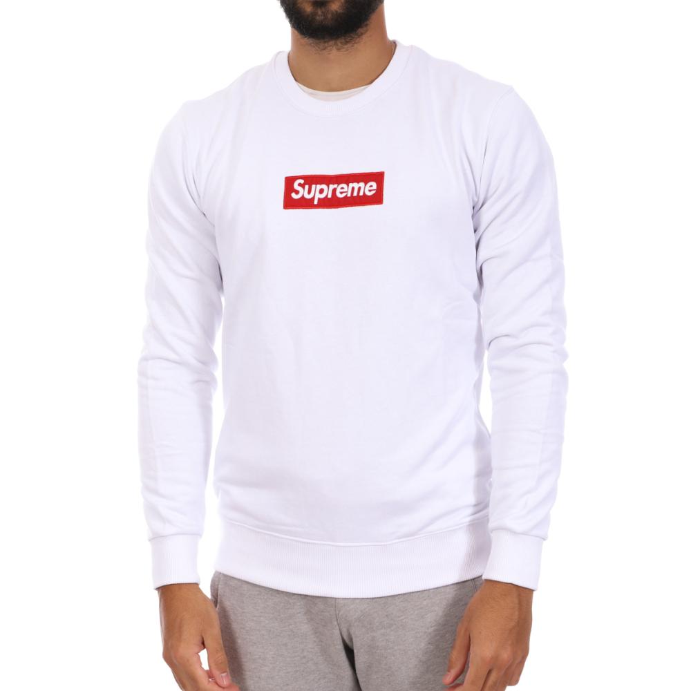 Sweat Blanc Homme Supreme Grip David pas cher