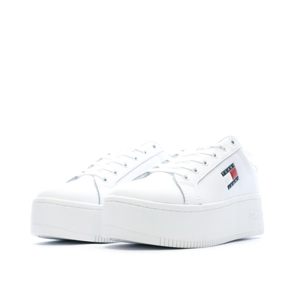 Baskets Blanches Femme Tommy Jeans Flatform vue 6