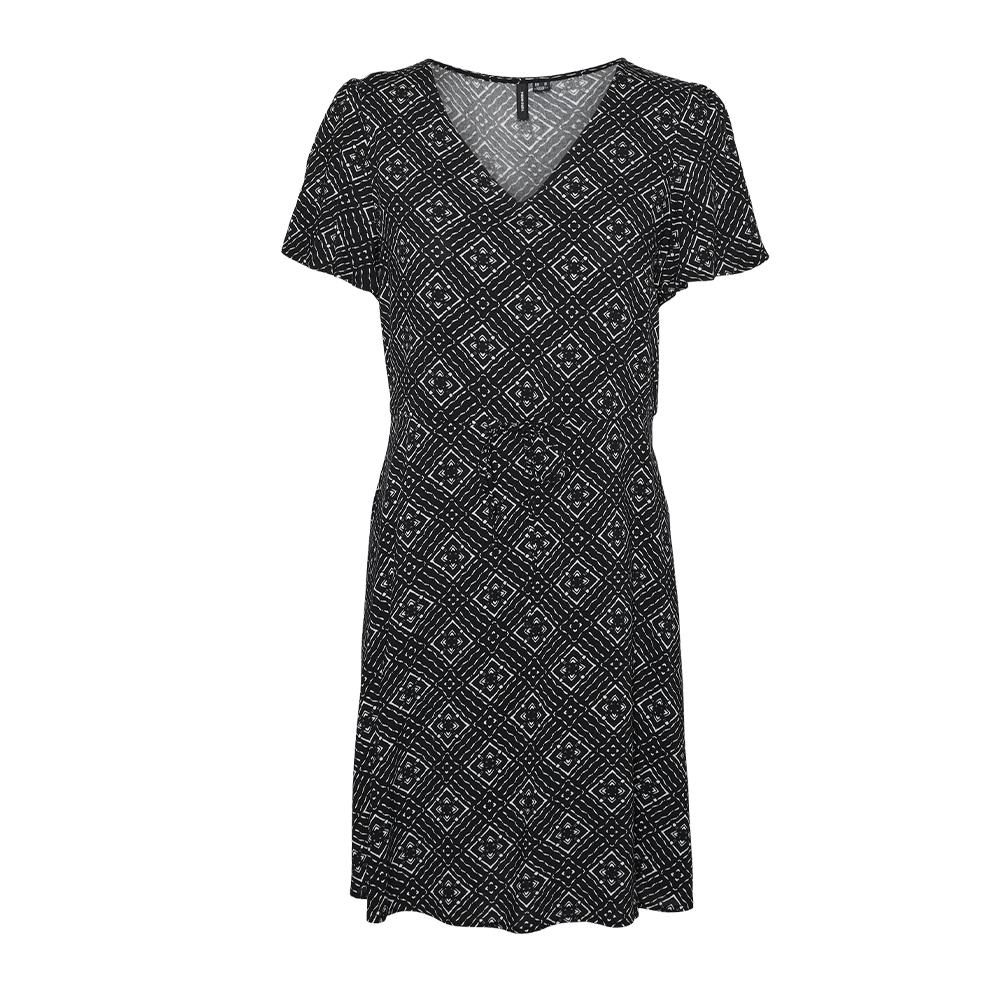 Robe Noire/Blanche Femme Vero Moda Vmeasy Joy pas cher