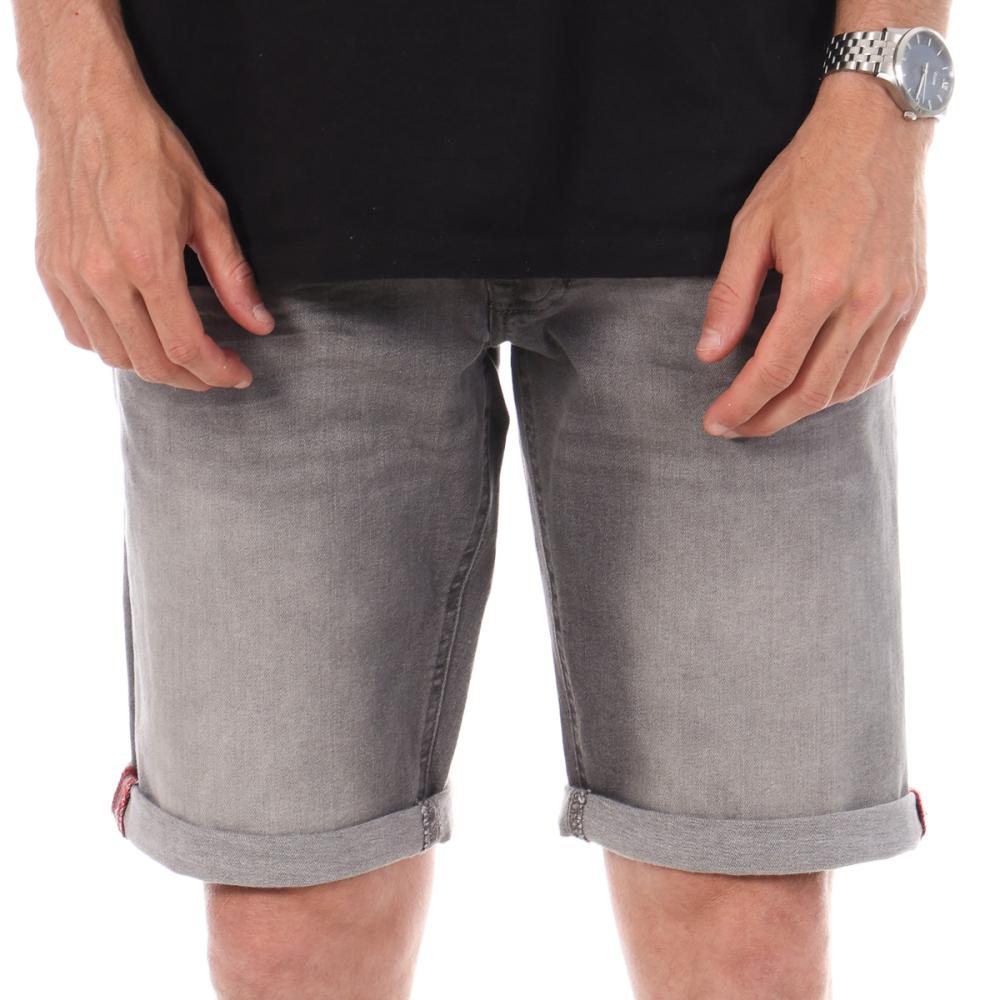 Short en jean Gris Homme Petrol Industries SHO002 pas cher
