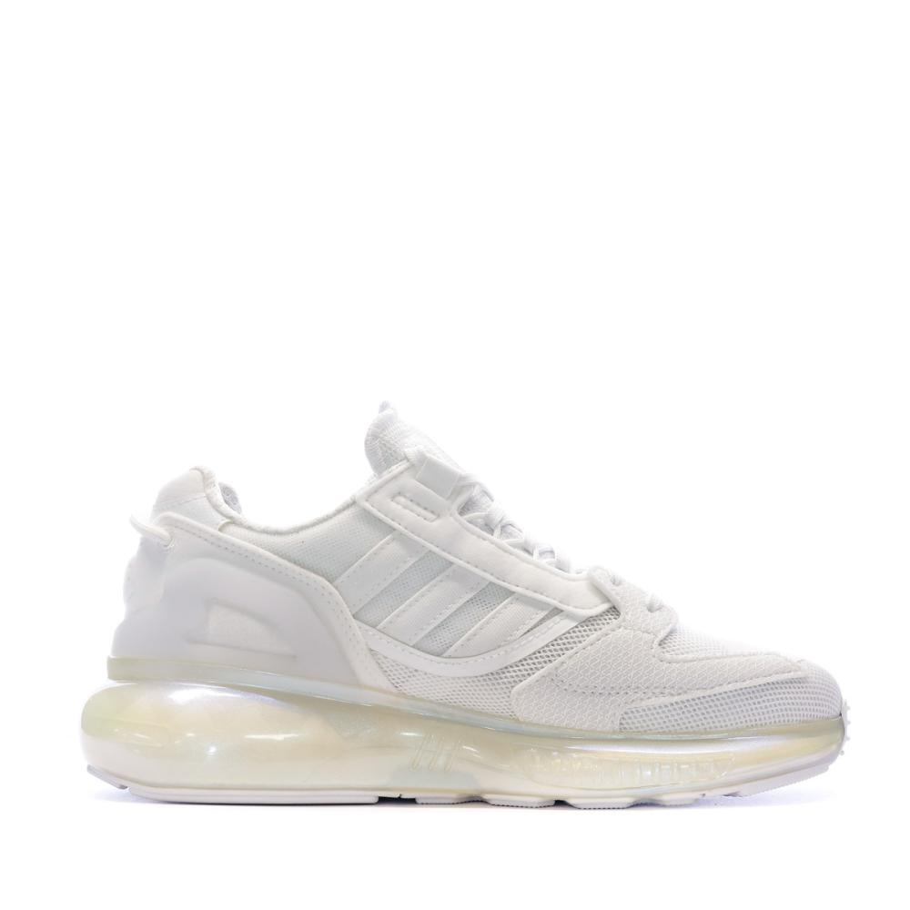 Baskets Blanches Femme Adidas Zx 5k Boost vue 2