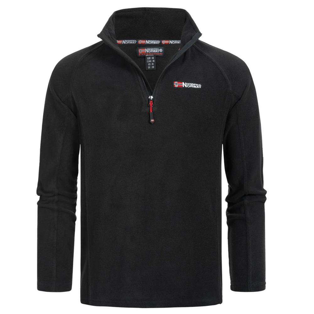 Veste Polaire 1/4 de Zip Noir Homme Geographical Norway Men 233 vue 2