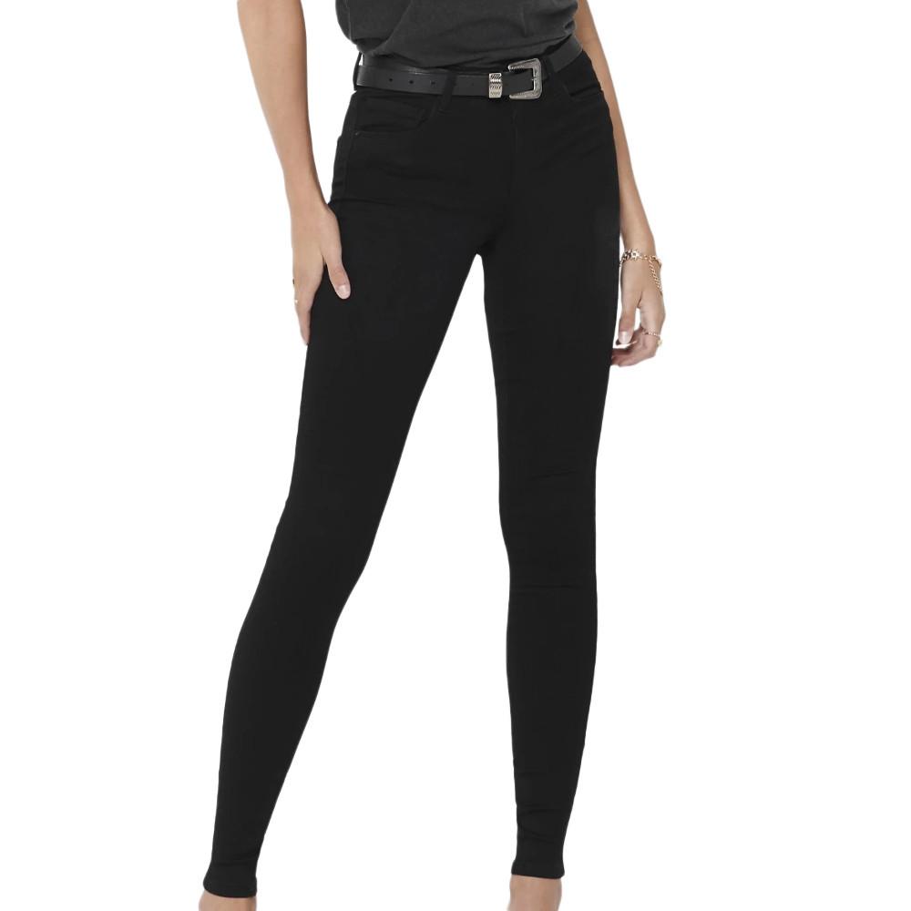Pantalon Noir Femme Only Royal Life pas cher