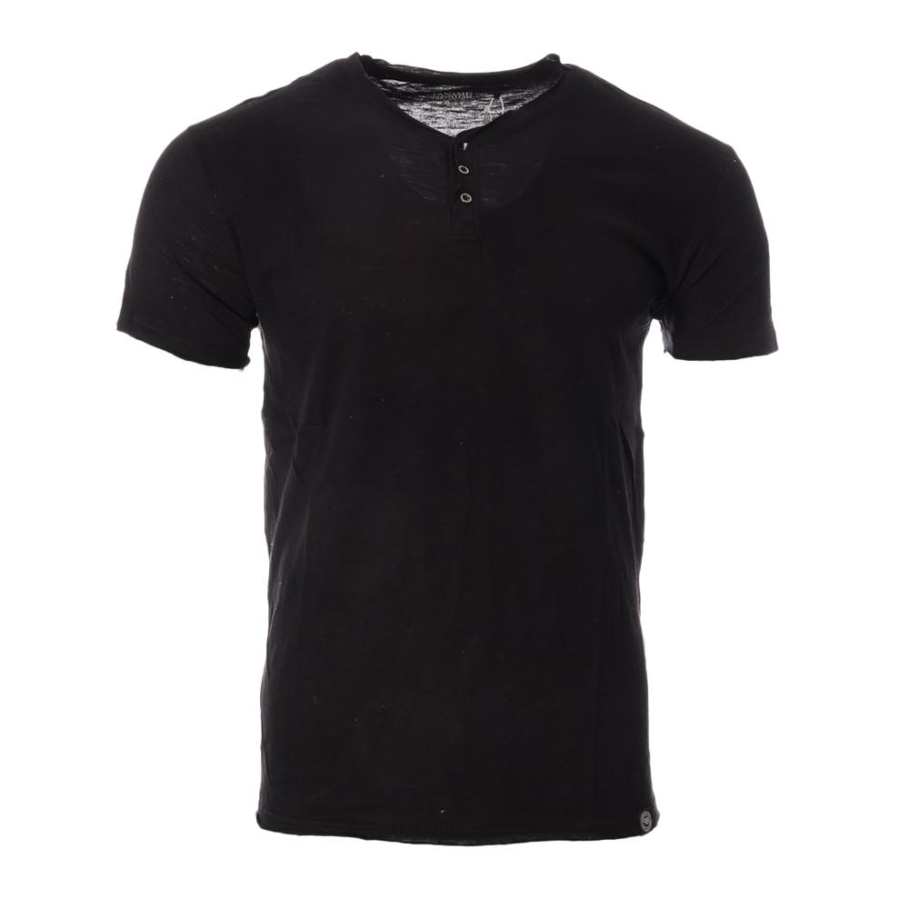 T-shirt Noir Homme Paname Brothers TAZIO pas cher