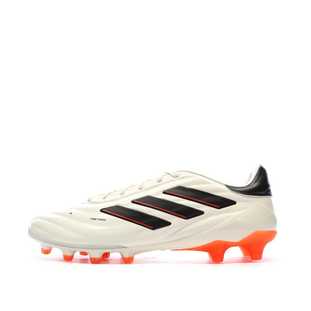 Chaussures de football Blanches/Noires Homme Adidas Copa pas cher