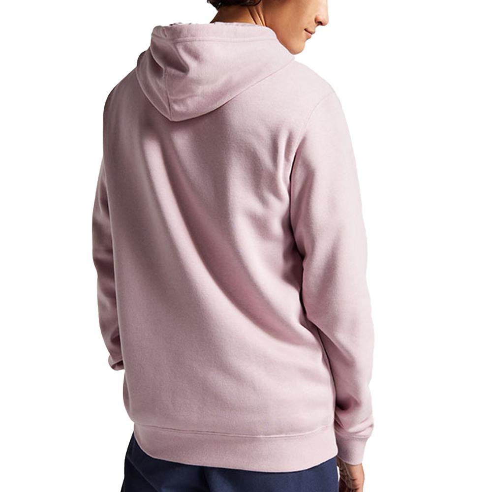 Sweat à capuche Mauve Mixte Converse Star Chev vue 2