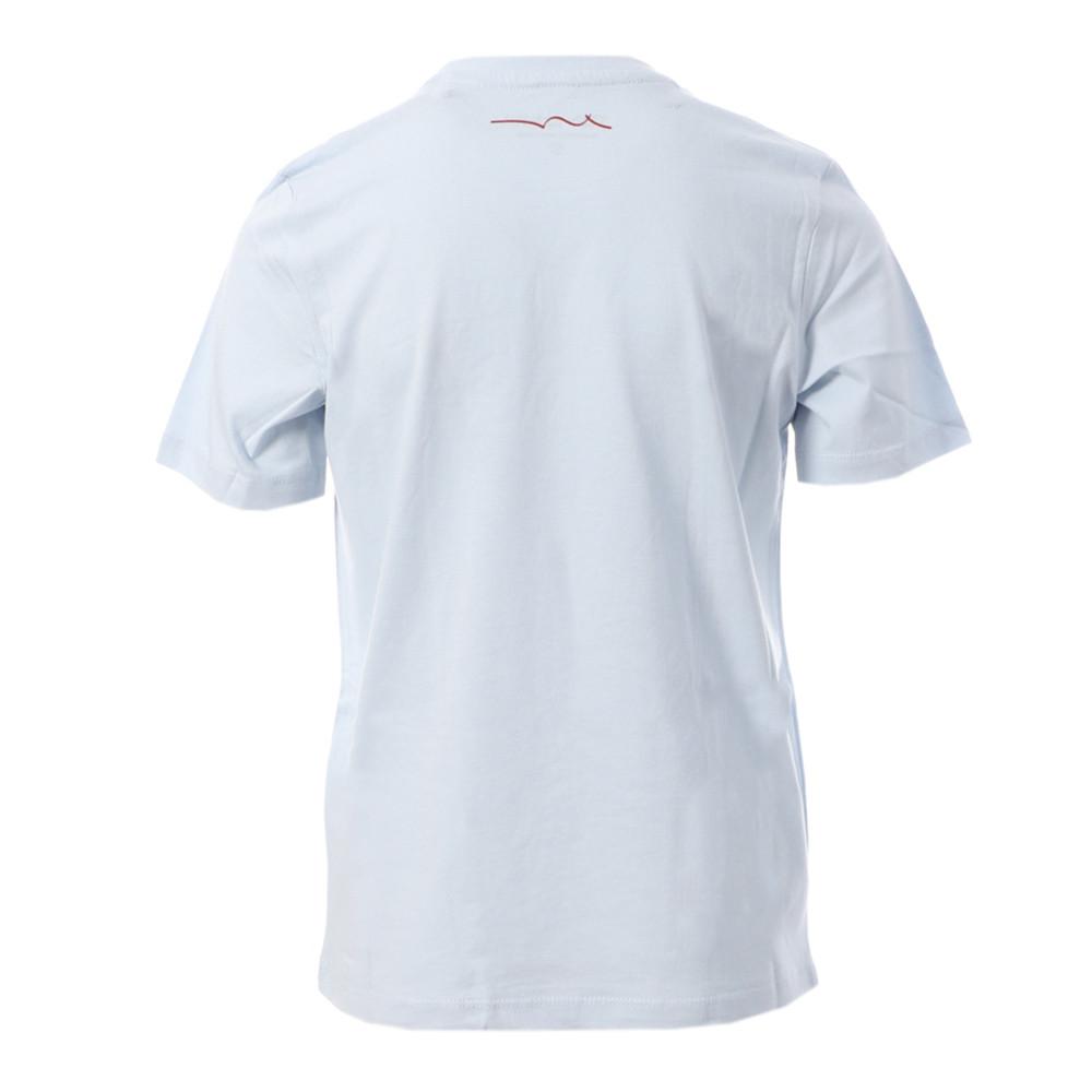 T-shirt Bleu Clair Garçon Teddy Smith 61007414D vue 2