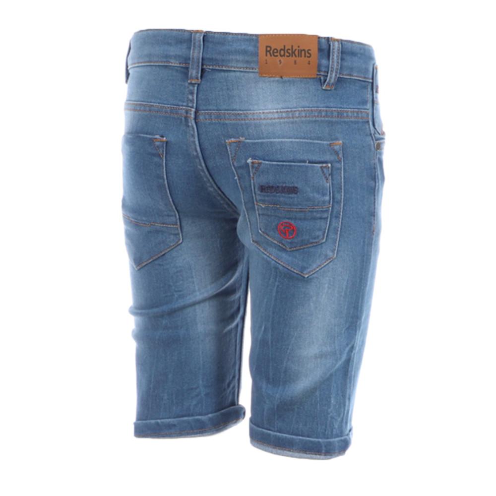 Short en Jean Bleu Garçon Redskins 45648 vue 2