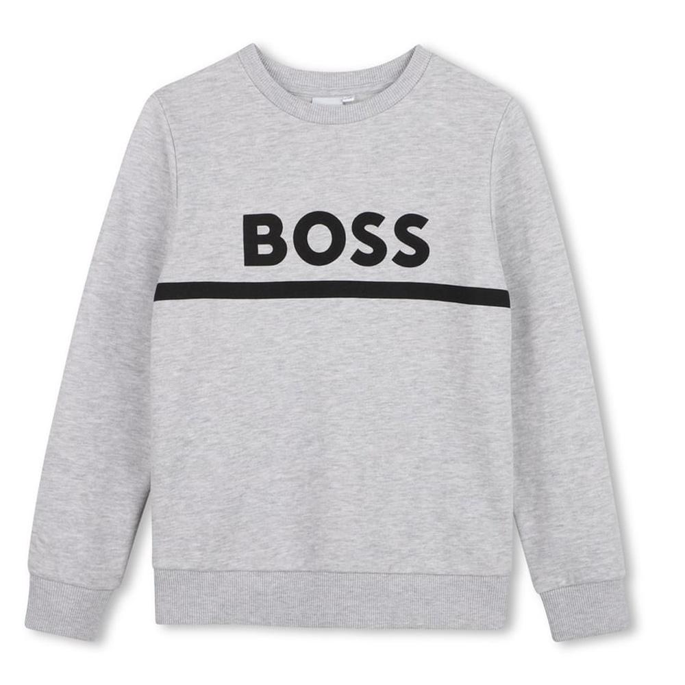 Sudadera gris para niño de Hugo Boss J52733 barato