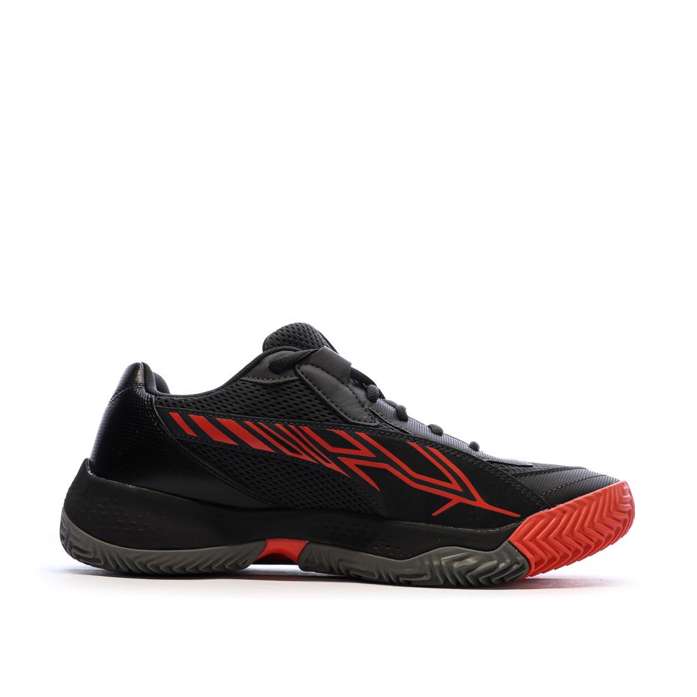 Chaussures de Padel Noires/Rouges Homme Puma Nova Court vue 2