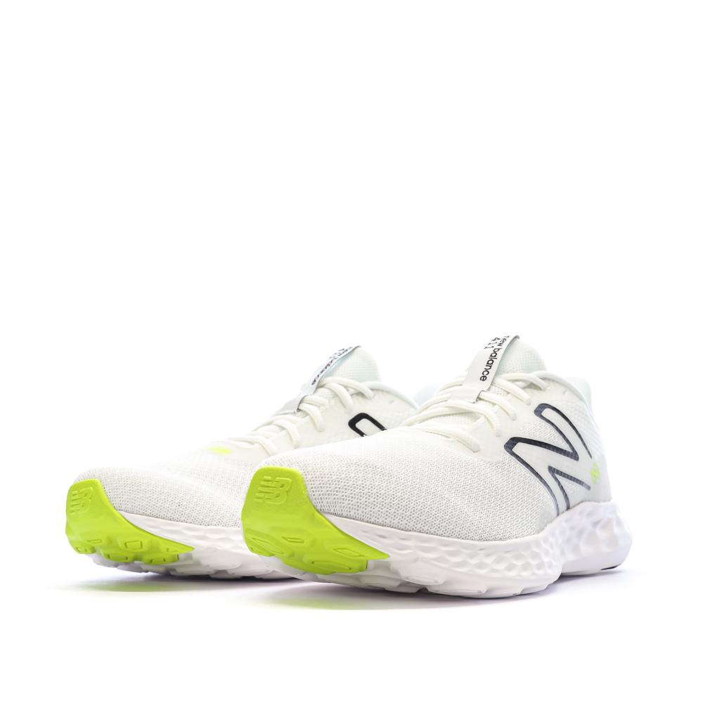 Baskets Blanc/Jaune Homme New Balance vue 6