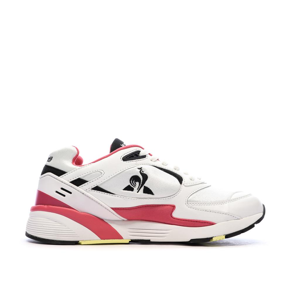 Baskets Blanches/Rose Homme Le Coq Sportif Lcs R1100 Nineties vue 2