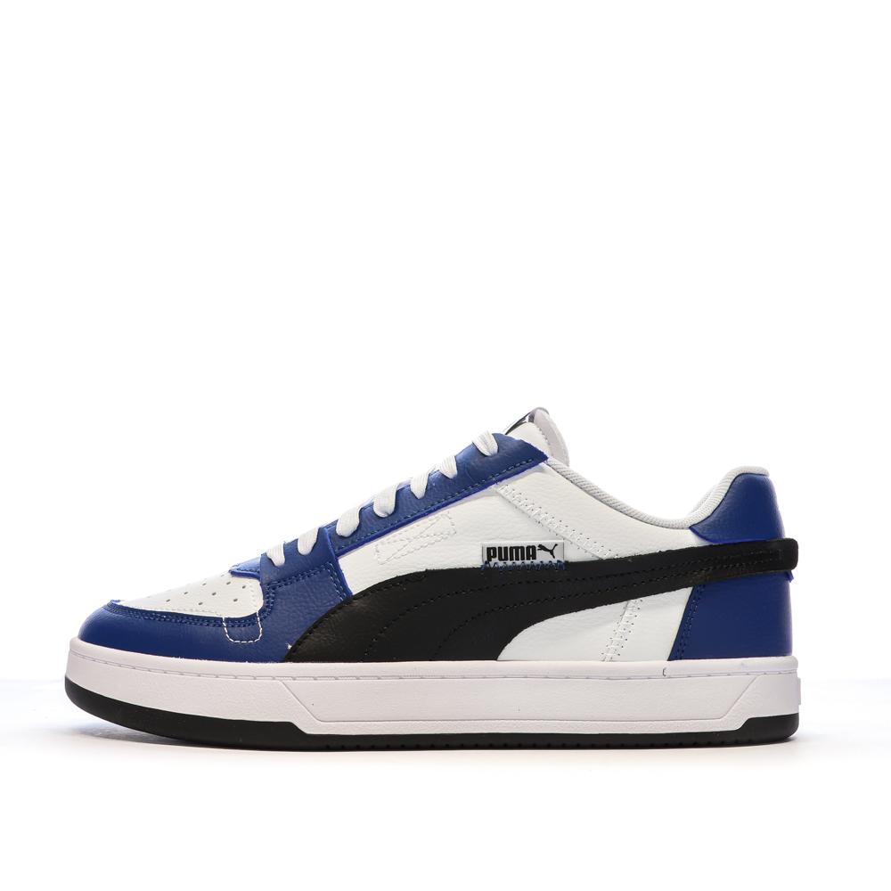 Baskets Blanches/Noires/Bleu Homme Puma Caven 2.0 Wip pas cher