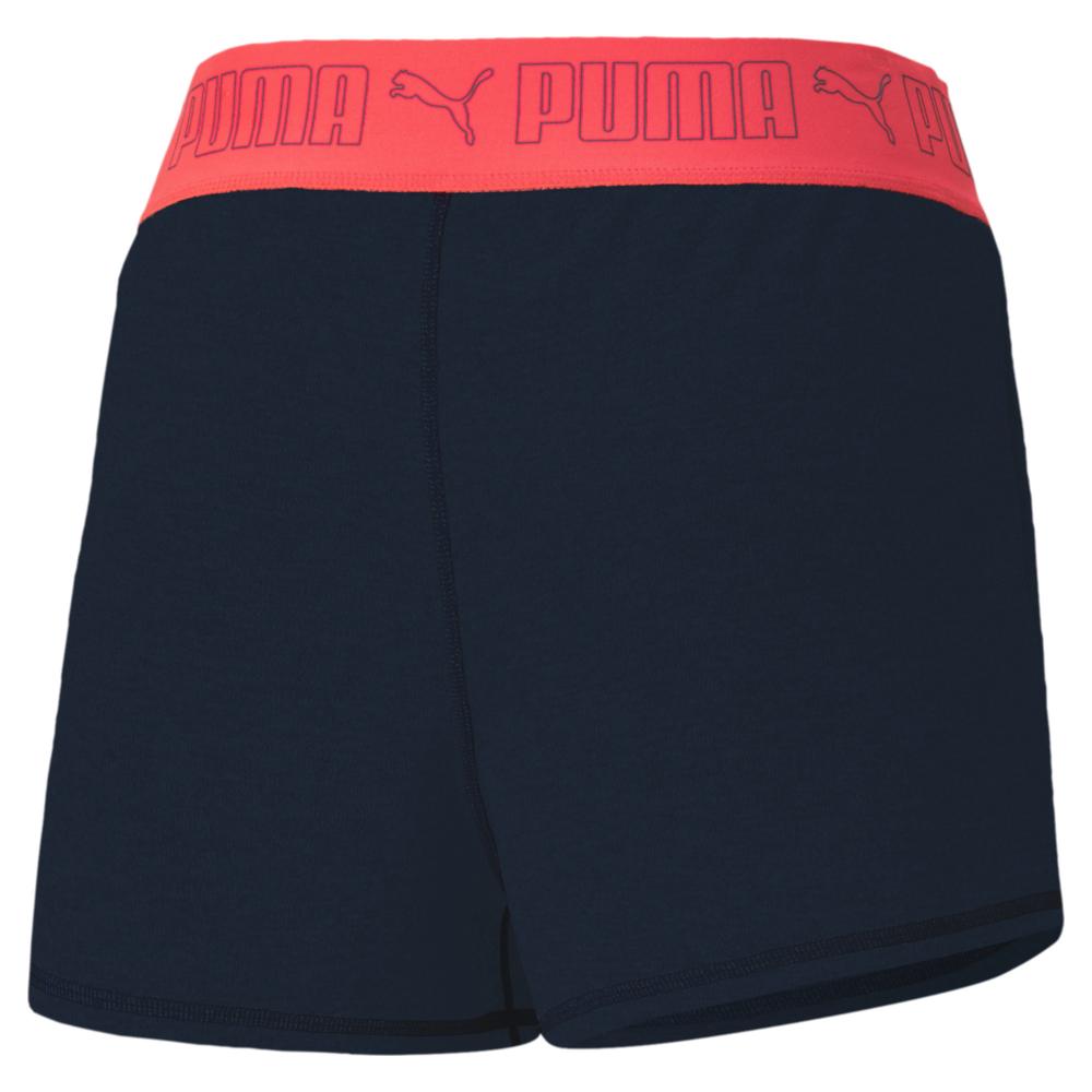 Short de running Marine/Rose Femme Puma Elastic 3 vue 2