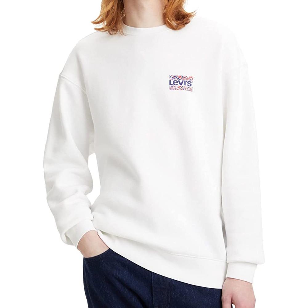 Sweat Blanc Homme Levis Relaxed pas cher