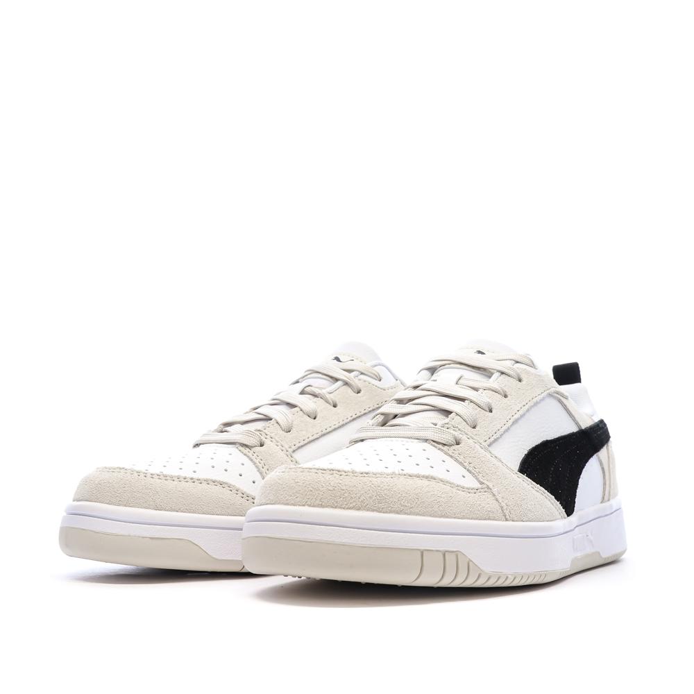 Baskets Blanches/Noires/Beige Mixte Puma Caven 2.0 vue 6