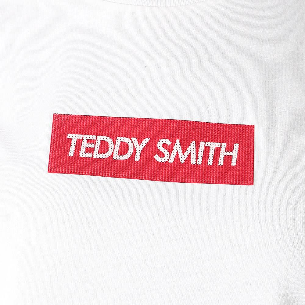 T-shirt Blanc Femme Teddy Smith Supa vue 2