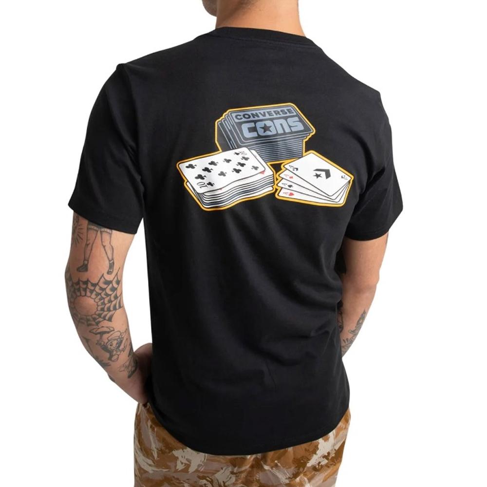 T-shirt Noir Homme Converse Skate vue 2