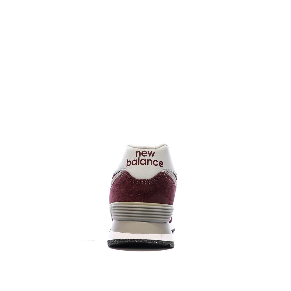 Baskets Bordeaux Homme New Balance 574 vue 3
