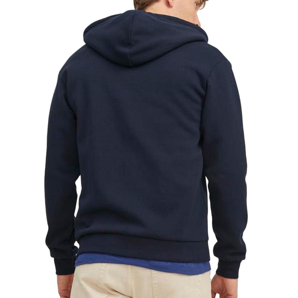 Sweat Zippé Marine Homme Jack & Jones Bradley vue 2