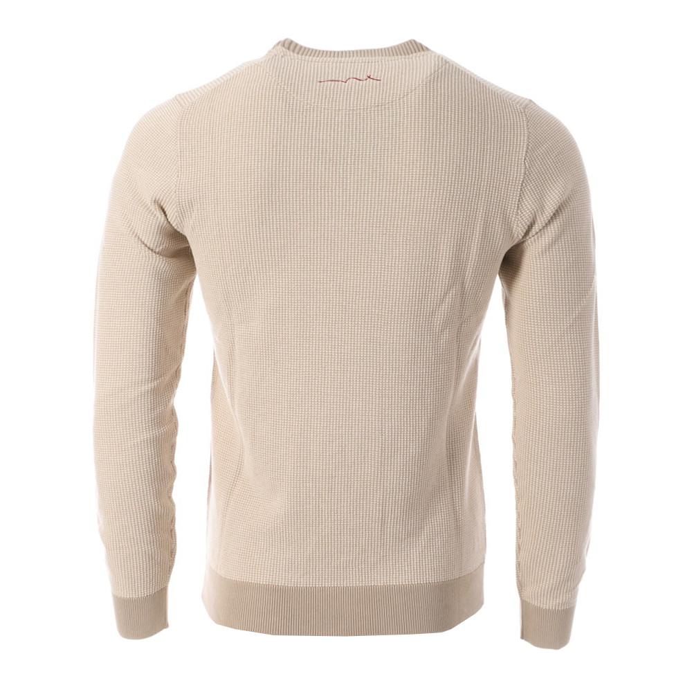 Pull Beige Homme Teddy Smith Milan vue 2