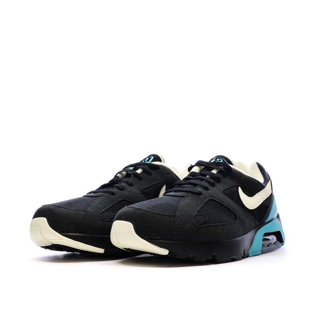 Air 180 Baskets Noires Homme Nike vue 6