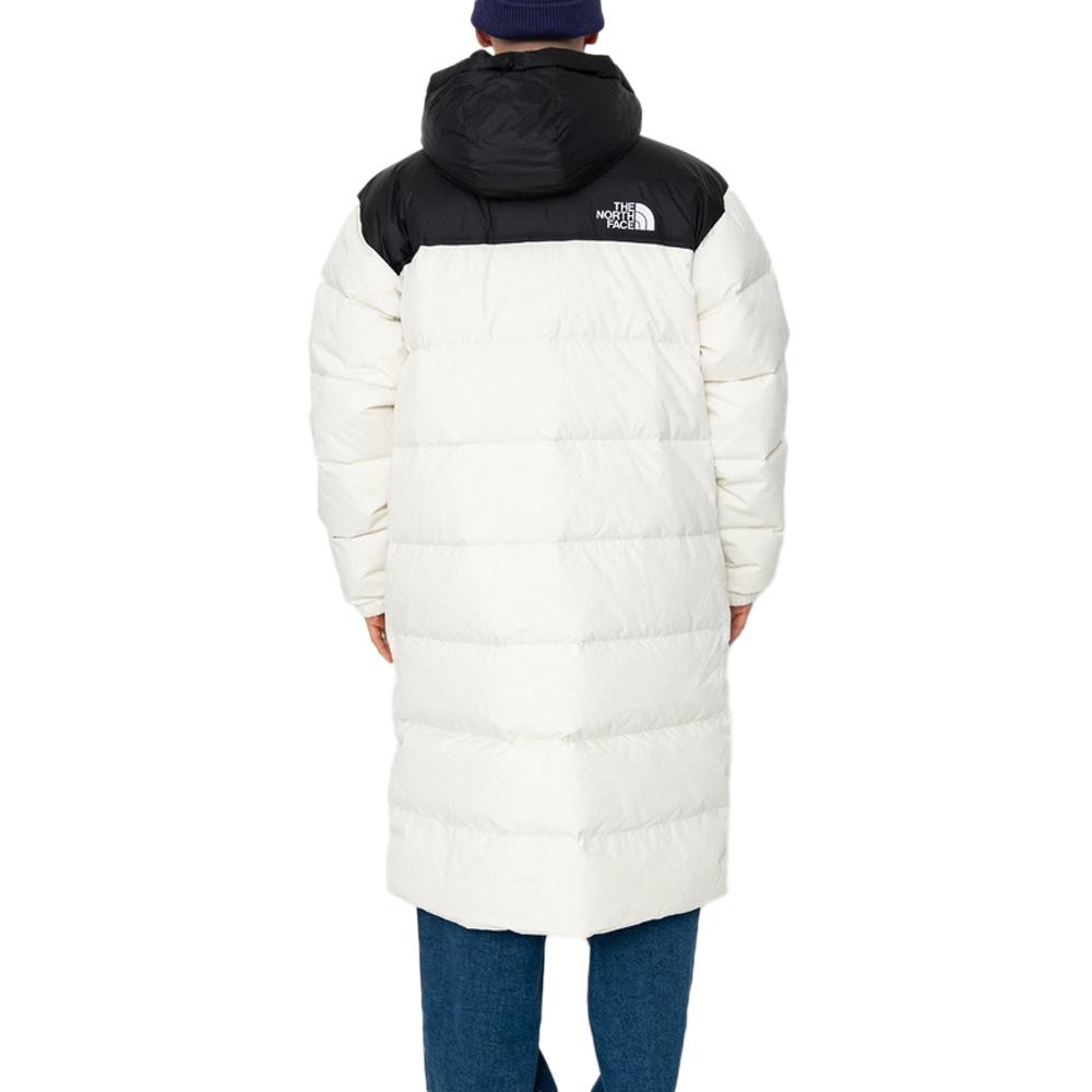 Parka Longue Noir/Blanc Homme The North Face Nuptse vue 2