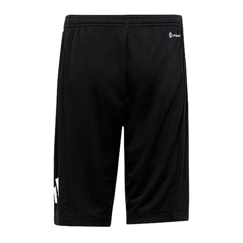 Short Noir Garçon Adidas Logo vue 2