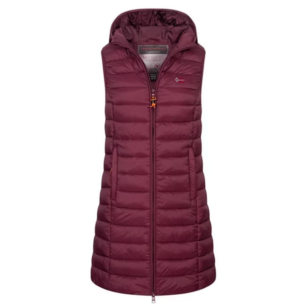 Doudoune sans manche Prune Femme Geographical Norway Vatikolor pas cher