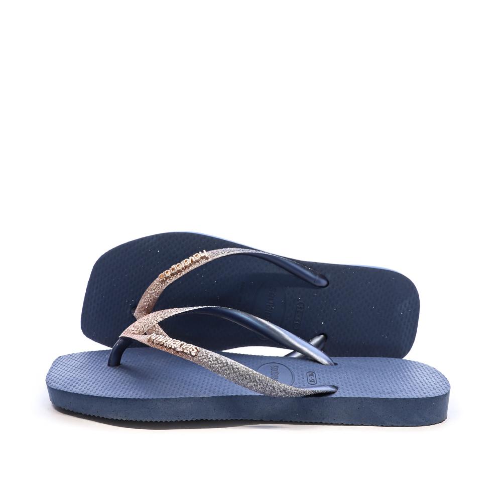Tongs Marine Femme Havaianas Hav Square Glitter pas cher