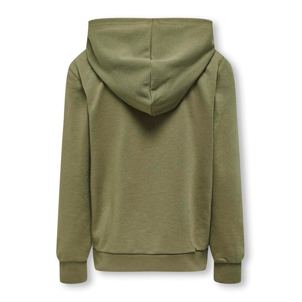 Sweat à capuche vert Fille Kids ONLY Kogrosa vue 2
